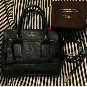 KATE SPADE New York Southport Avenue Small Jenny Leather Satchel Handbag Purse